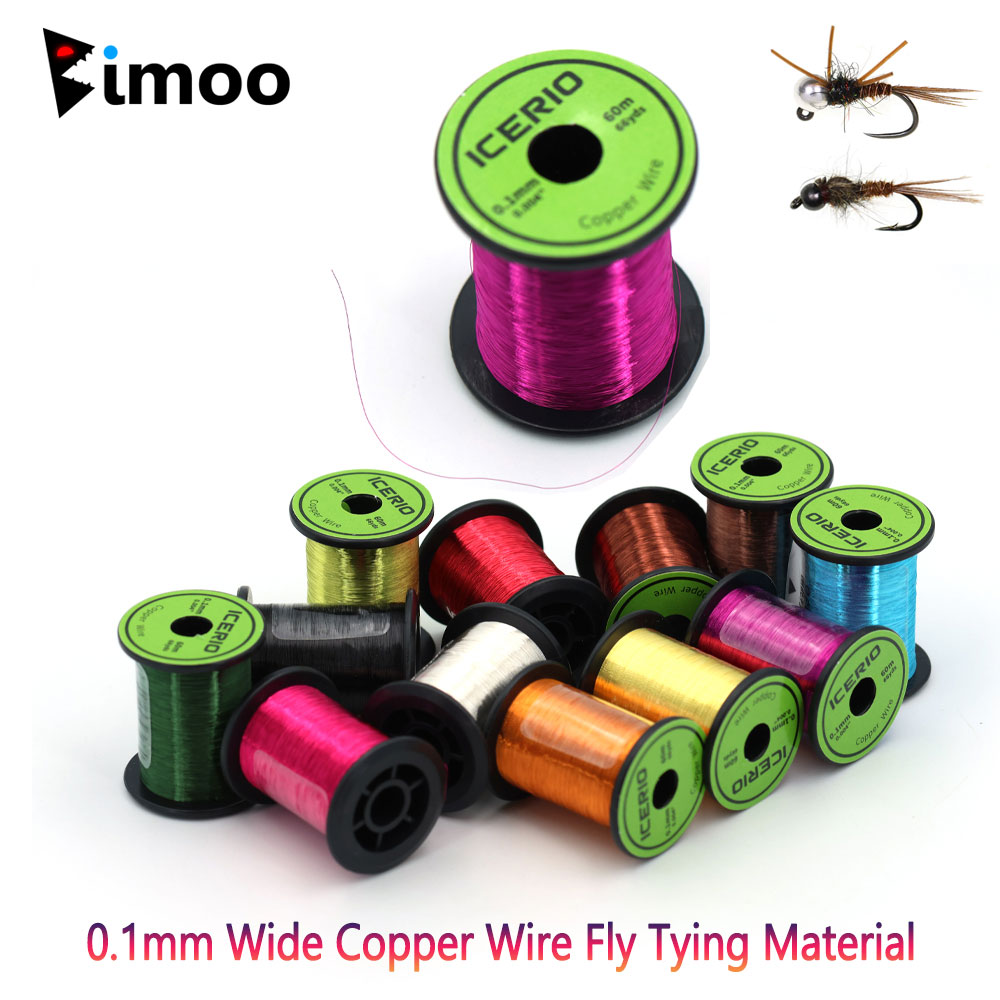 Trout Fishing Lure - Bimoo 1PC 0.1mm Wide 60m Copper