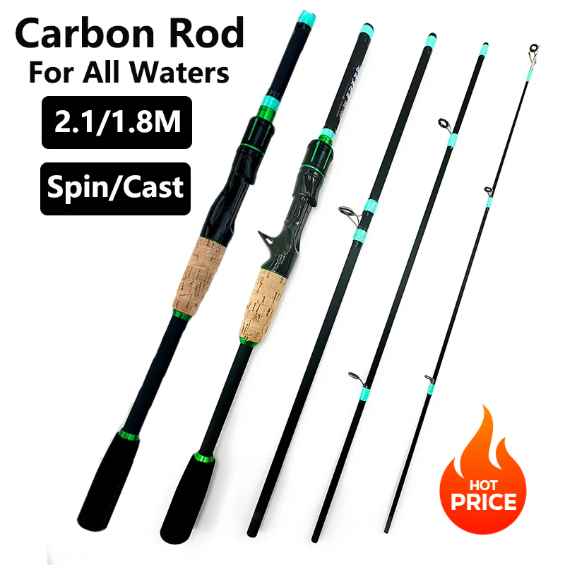 Trout Fishing Lure - Casting Spinning Lure Fishing Rod Solid