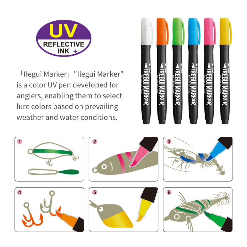 New Fishing Tool UV Fluorescen - đánh giá và giá Fishing Equipment Lures
