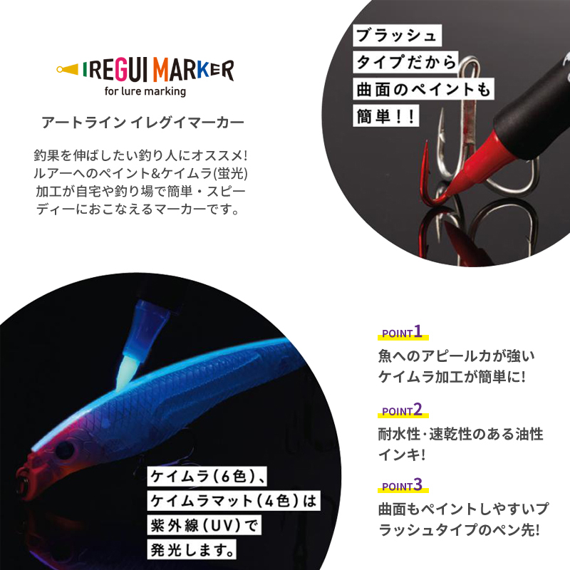 New Fishing Tool UV Fluorescen - đánh giá và giá Fishing Equipment Lures