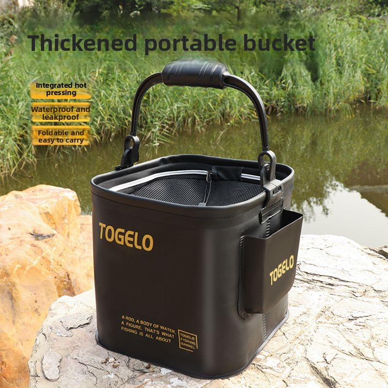 Fish bucket New folding fishin - đánh giá và giá Fishing Equipment Us