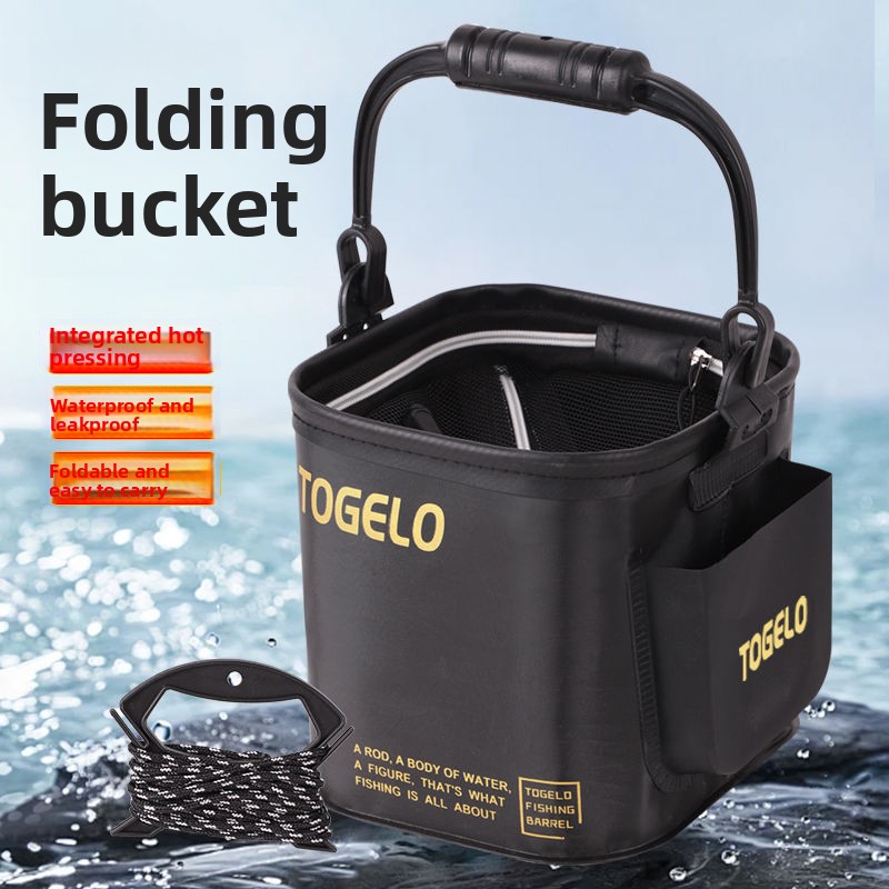 Fish bucket New folding fishin - đánh giá và giá Fishing Equipment Us