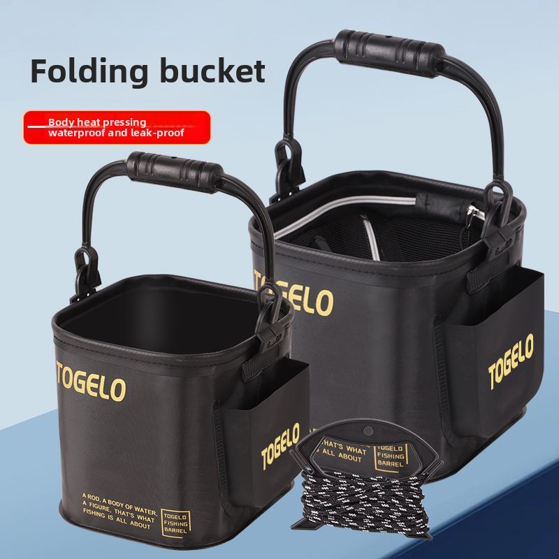Fish bucket New folding fishin - đánh giá và giá Fishing Equipment Us