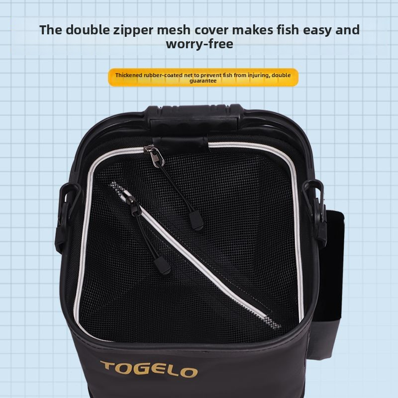 Fish bucket New folding fishin - đánh giá và giá Fishing Equipment Us