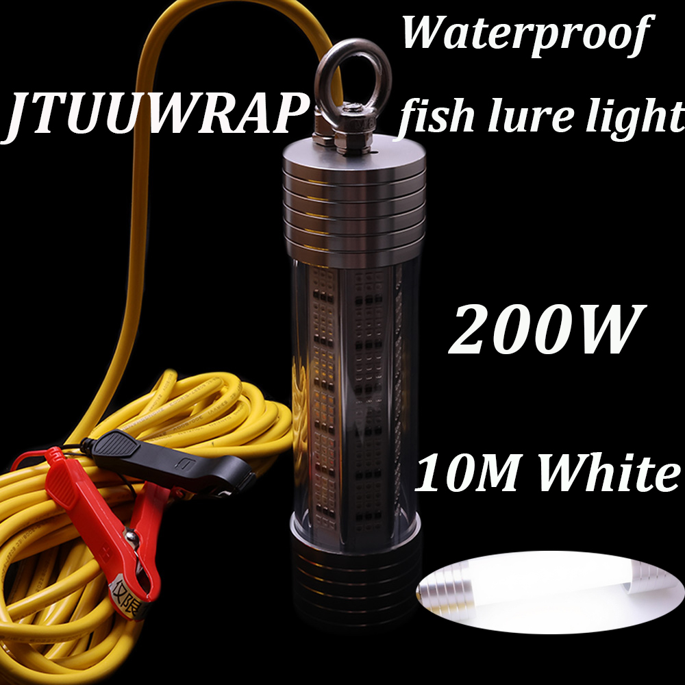 1 PC New 200W 12V Fishing Ligh - đánh giá và giá Fishing Equipment Lures