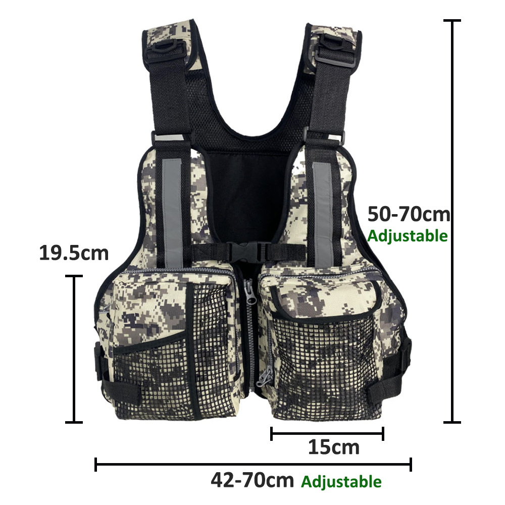 Outdoor Fishing Vest with Mult - đánh giá và giá Fishing Equipment Us