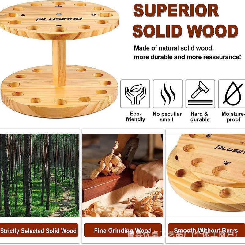 Round Solid Wood Fishing Rod S - đánh giá và giá Fishing Equipment Tools