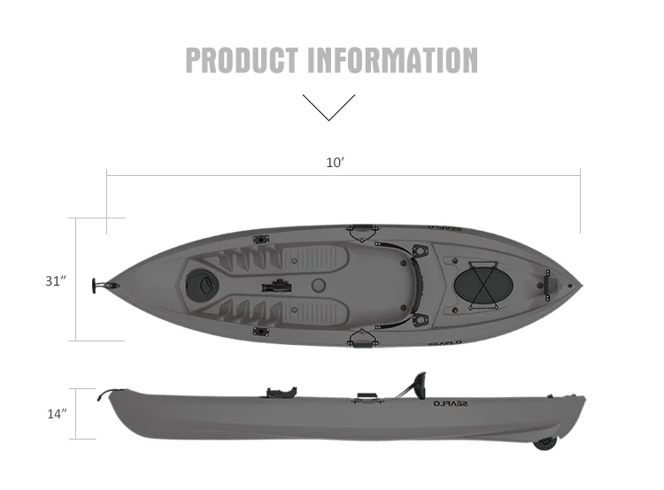 10ft 1 Person HDPE Plastic Boa - đánh giá và giá Fishing Equipment Us