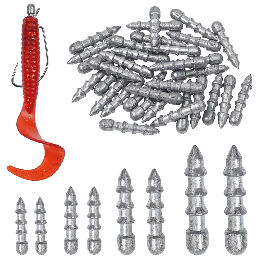 20pcs Nail weights sinkers Wor - đánh giá và giá Trout Fishing Lure