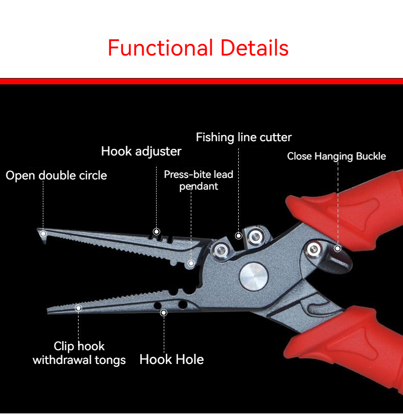 High-Precision Luya Pliers Mul - đánh giá và giá Fishing Equipment Line