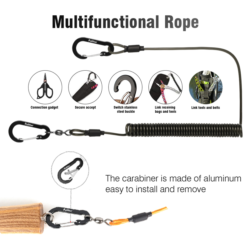 fishing tools Coiled Lanyards  - đánh giá và giá Fishing Equipment Tools