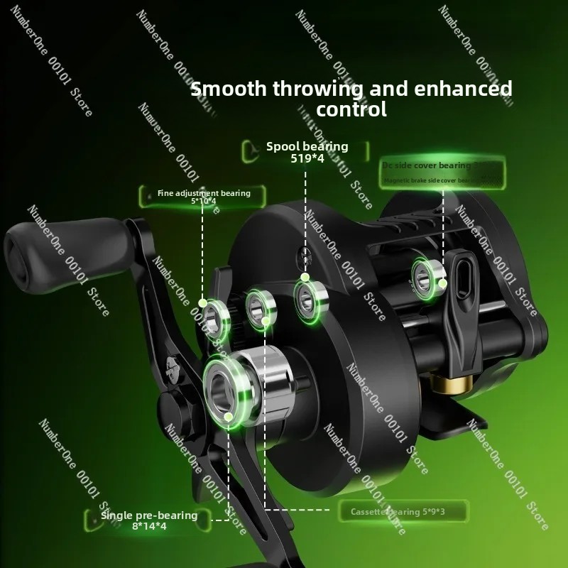 Electronic Magnetic Brake Fish - đánh giá và giá Baitcasting Reel