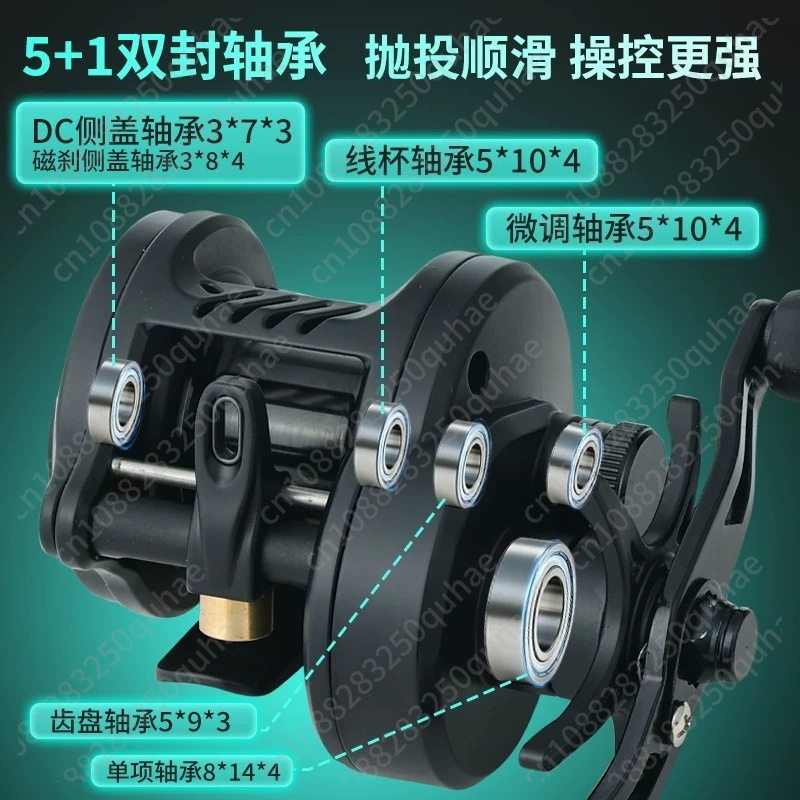 Micro Lure DC Reel, Dual-Use D - đánh giá và giá Baitcasting Reel