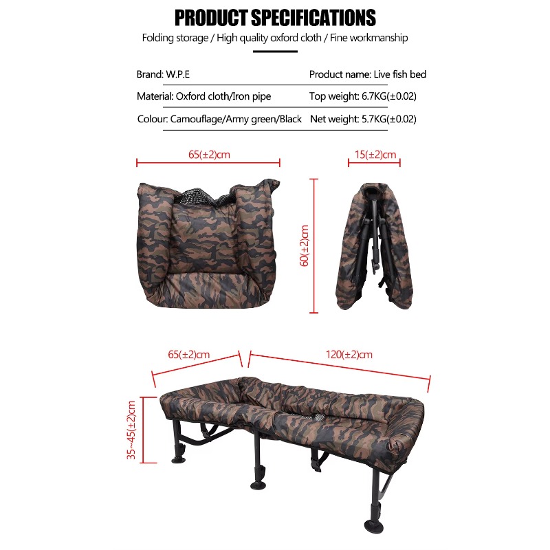 Oxford Cloth Steel Pipe 120cm  - đánh giá và giá Fishing Equipment Us