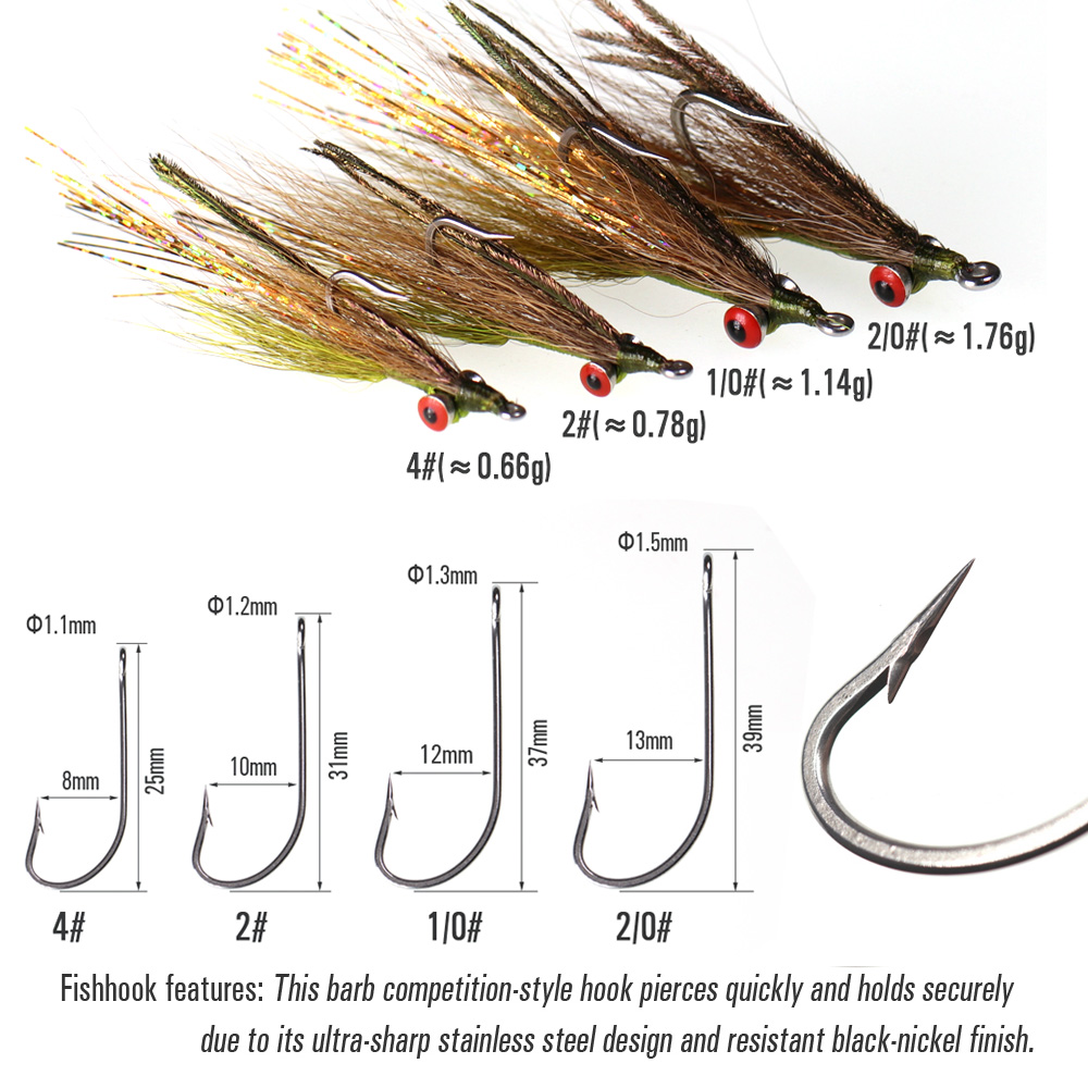 Wifreo 3pcs/6pcs Bucktail Clou - đánh giá và giá Trout Fishing Lure