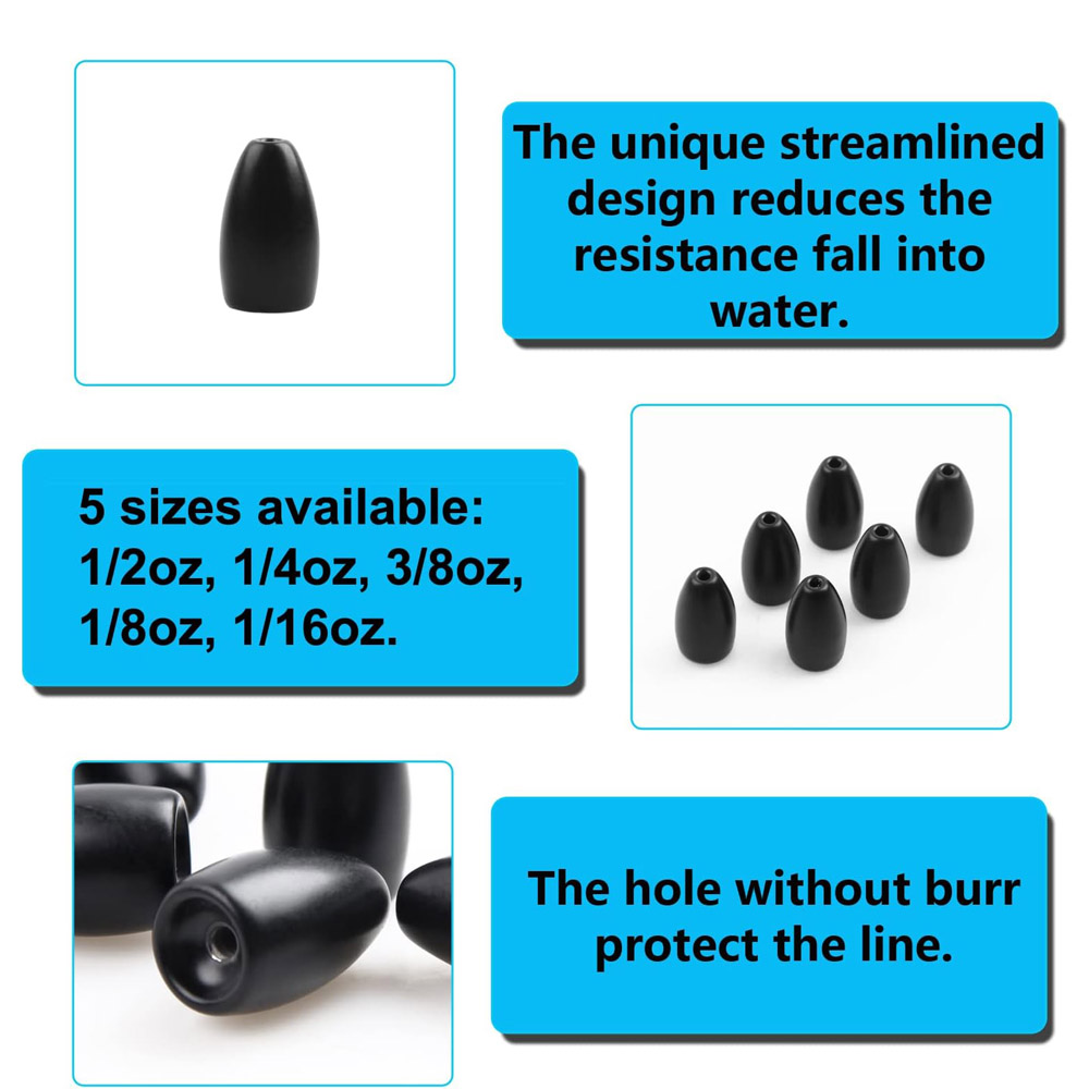 Tungsten Steel Fishing Weights - đánh giá và giá Trout Fishing Lure