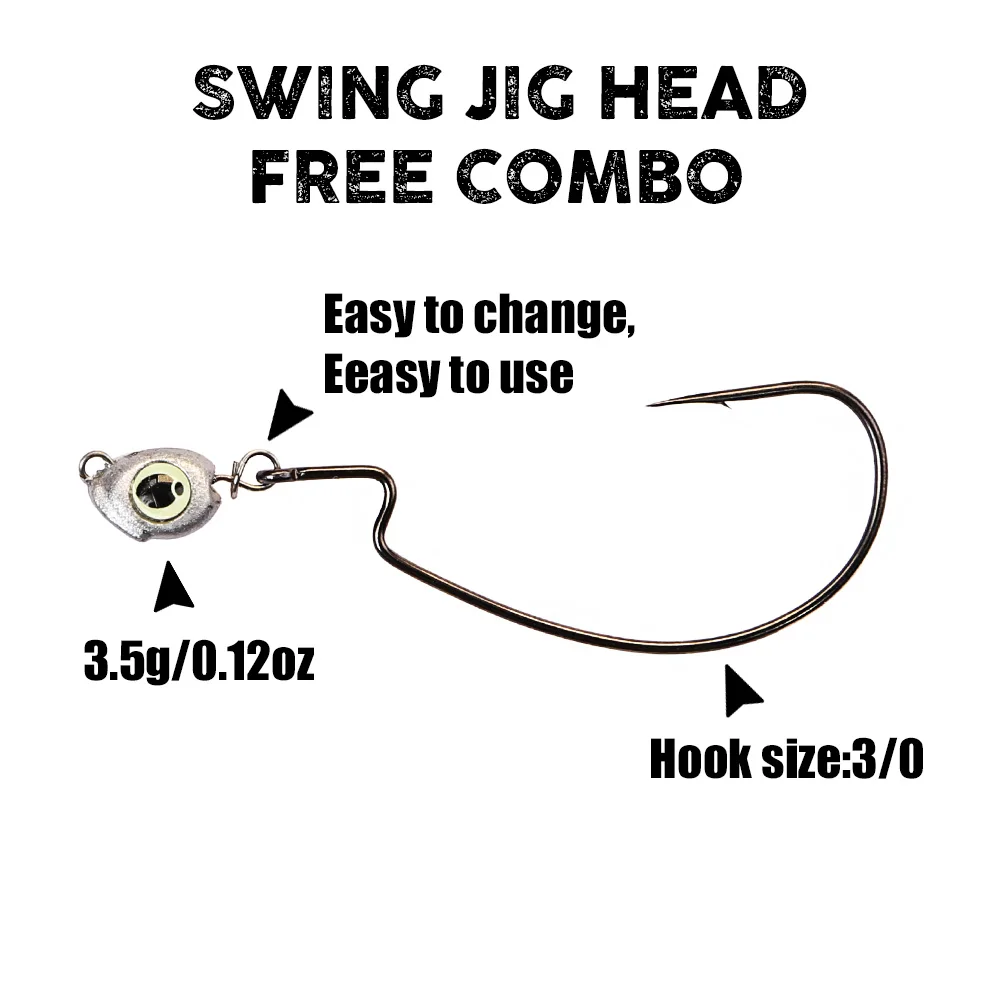 B&U Swing Jig Head Cheburashka - đánh giá và giá Fishing Equipment Lures
