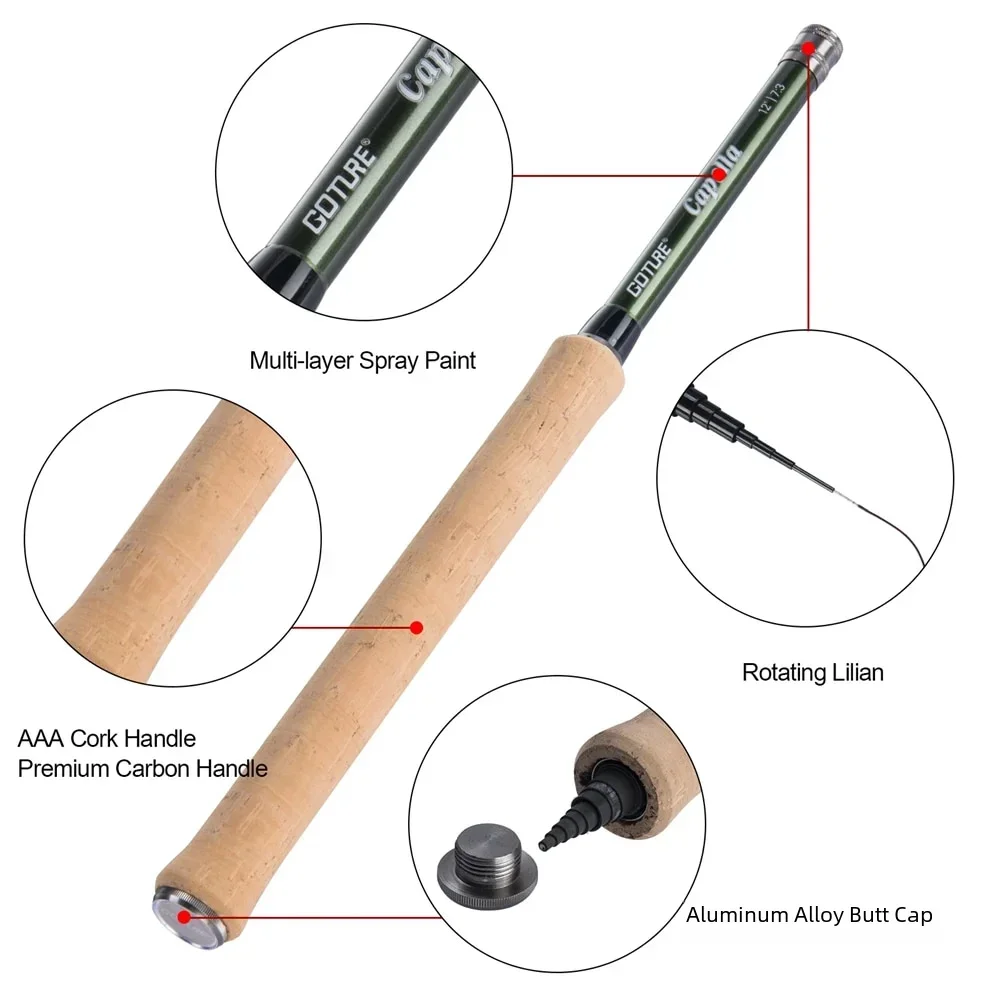 Goture 12FT Classical Tenkara  - đánh giá và giá Trout Fishing Lure
