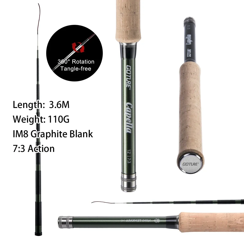 Goture 12FT Classical Tenkara  - đánh giá và giá Trout Fishing Lure
